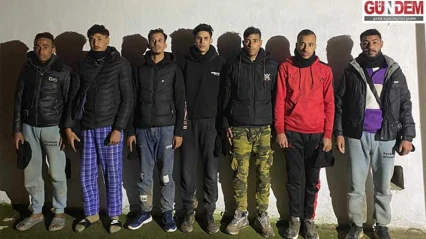 9 düzensiz göçmen yakalandı