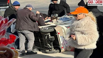 Kaza ucuz atlatıldı