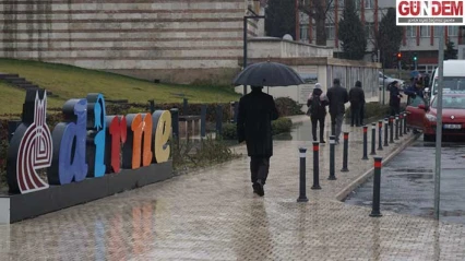 Edirne yağışlı havanın etkisine giriyor