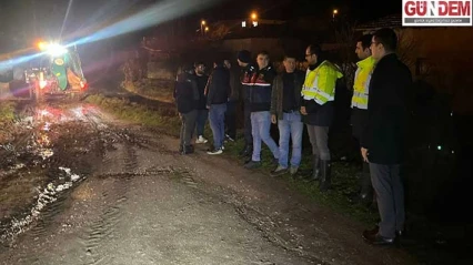 Kaymakam Tutar sahada incelemelerde bulundu