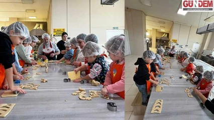 Minik öğrenciler Osmanlı'dan kalan tatlı mirasını atölyede tanıdı