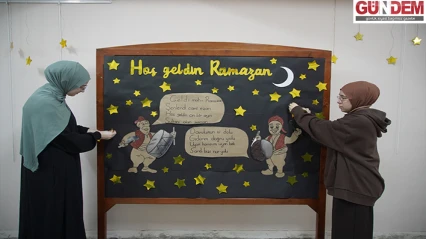 Okulda 'Ramazan Sokağı' yaptılar