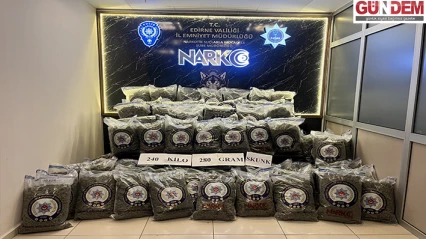 Sınırda büyük operasyon: Tırda 240 kilo skunk bulundu