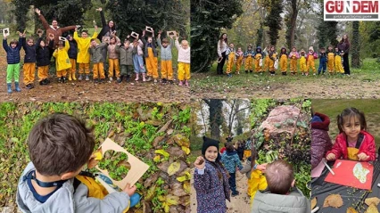 TED Edirne Koleji Anaokulu öğrencileri doğanın kalbinde öğreniyor