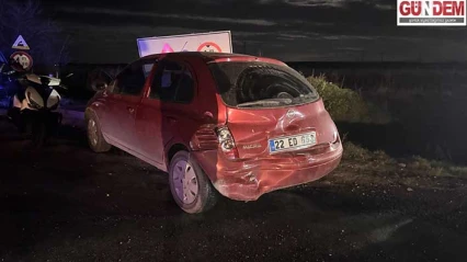 Tırla çarpışan otomobildeki 4 kişi yaralandı