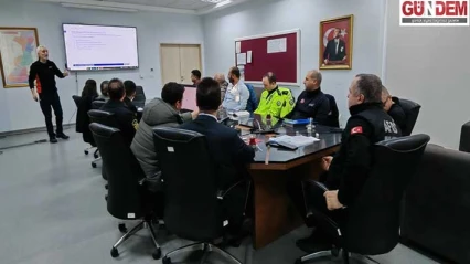Trafik kazalarına ilişkin koordinasyon toplantısı
