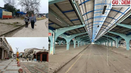 Ulus Pazarı belediyenin kararıyla kapandı, çarşı boş kaldı