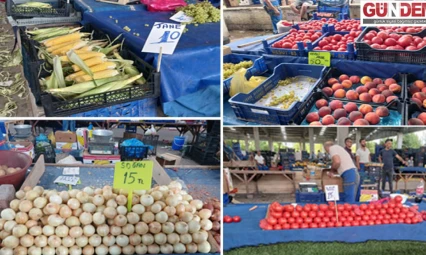 Havsa halk pazarı esnafı fiyatların düşüklüğünden memnun değil