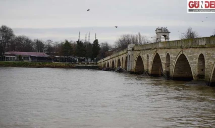 Meriç Nehri'nde Su Seviyesi Gerilemeye Başladı