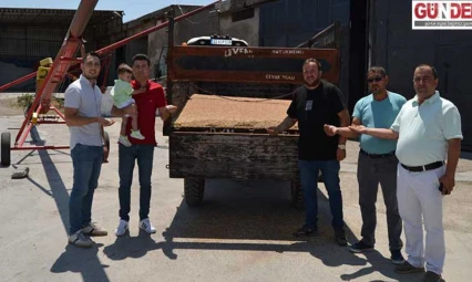 Sezonun ilk buğdayın kilosu 53,20 TL'den alındı