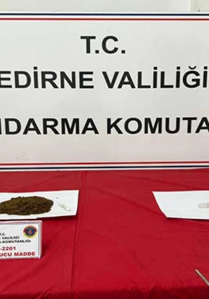 Uzunköprü'de jandarmadan uyuşturucuya geçit yok