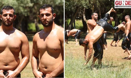 Yağlı güreşin ikiz pehlivanları, Kırkpınar'da aynı boyda kol bağlayacak