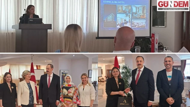 Aliba Hotel yetkilileri Üsküp'te Edirne'yi konuştu