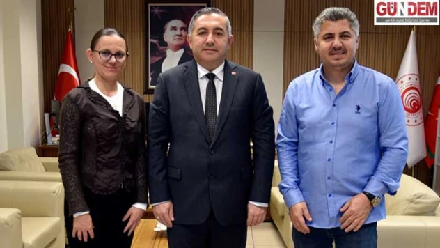 Baz Basın Yayın ve Medya A.Ş.'den Topçu'ya hayırlı olsun ziyareti