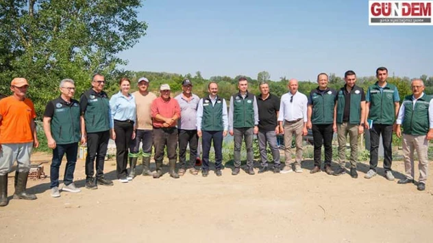 Belgin İba ve DSİ Genel Müdürü Balta projeleri yerinde inceledi