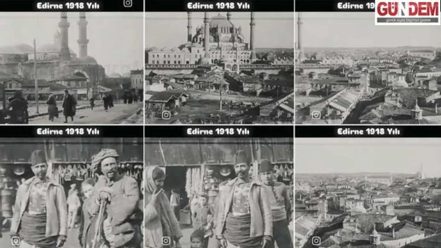 Bir asır önceki Edirne arşiv karelerinde