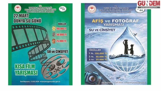 DSİ'den Dünya Su Günü'ne Özel Afiş, Fotoğraf ve Kısa Film Yarışması