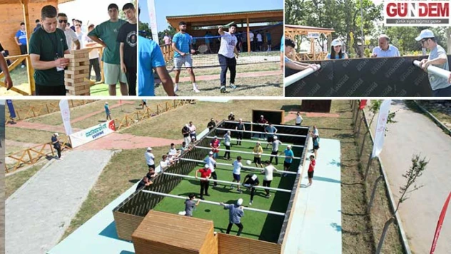 Edirne'de kamp yapan öğrenciler spor etkinliklerine katıldı