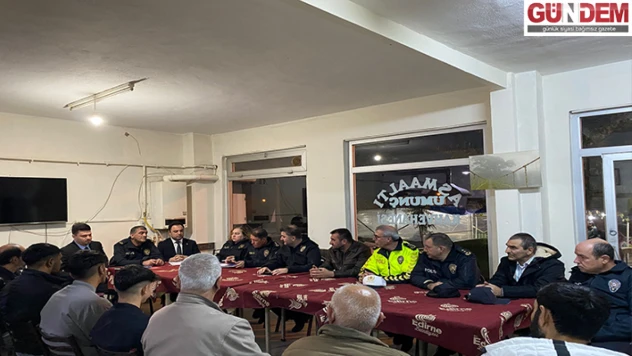 Edirne Emniyet Müdürü Ayhan, vatandaşlarla buluştu