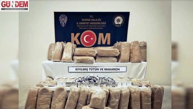 Edirne Emniyeti'nden suç örgütlerine ağır darbe