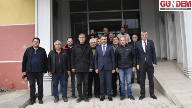 Edirne Valisi Yunus Sezer, sanayi esnafını ziyaret etti