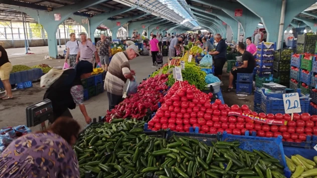 Edirneliler kışlık hazırlık için pazara akın etti