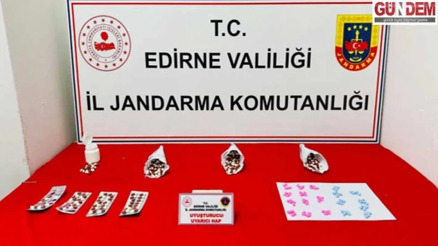 Evde yapılan aramada 475 uyuşturucu hap ele geçirildi