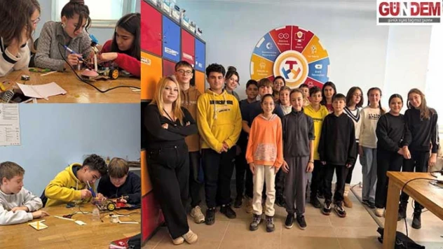Geleceğin Mühendisleri Robotik Projelerini Sergiledi