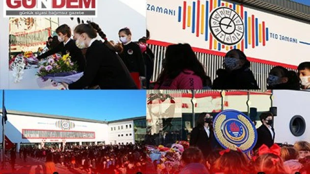 TED Edirne Koleji'nde 10 Kasım töreni