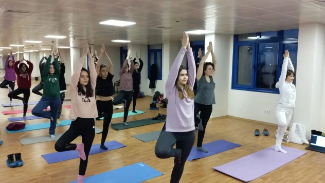 Yoga, üniversitede ilgi görüyor
