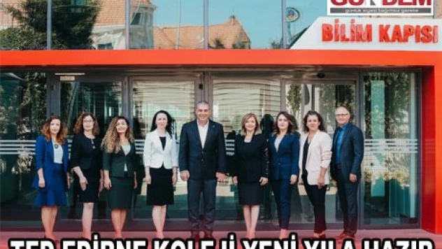 TED Edirne Koleji yeni yıla hazır