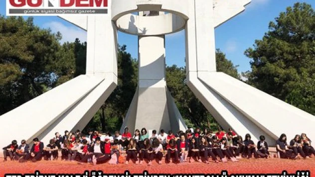 TED EDİRNE KOLEJİ ÖĞRENCİLERİNDEN 'KONTROLLÜ OKUMA' ETKİNLİĞİ