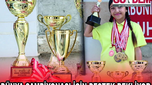 DÜNYA ŞAMPİYONASI İÇİN DESTEK BEKLİYOR