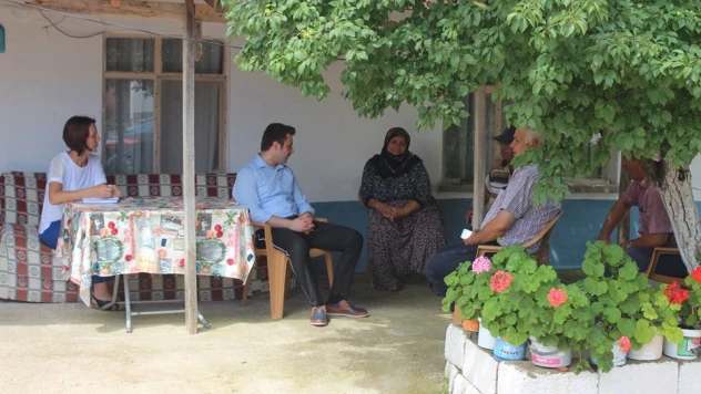 Kaymakam Akın'dan köy ziyareti