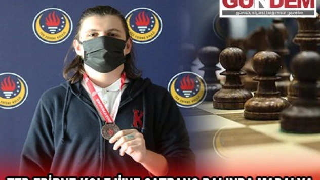 TED EDİRNE KOLEJİ'NE SATRANÇ DALINDA MADALYA