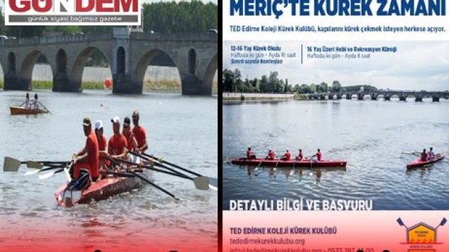 TED Koleji genç kürek sporcuları yetiştirecek