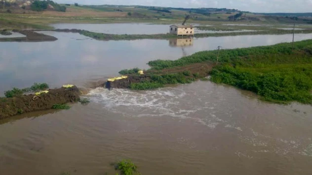 Ergene Nehri'nin debisi yükseldi