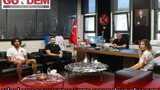  MİLLİ SPORCULARDAN TED KOLEJİ'NE ZİYARET