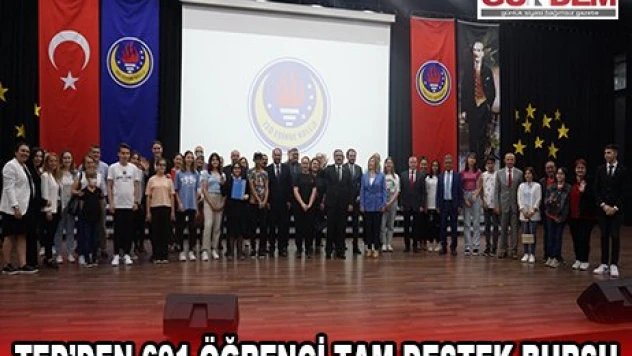 TED'DEN 691 ÖĞRENCİ TAM DESTEK BURSU