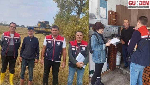 Havsa'da gıda denetimleri ve çeltik kontrolleri devam ediyor