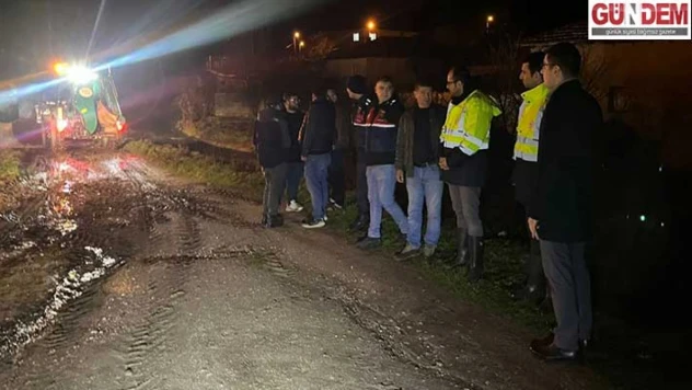 Kaymakam Tutar sahada incelemelerde bulundu