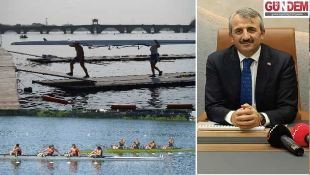 Kürek sporunun merkezi Edirne oldu