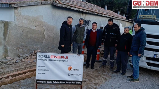 Lalapaşa'da doğalgazsız ev kalmayacak