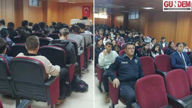 Öğrencilere siber güvenlik eğitimi verildi