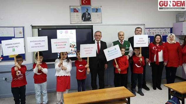 Öğrencilere Yeşilay Sağlıklı Yaşam Ligi tanıtıldı