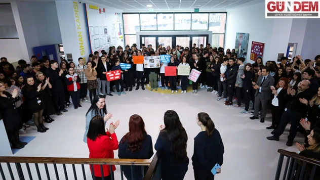 Örnek projeleri ile bölge ikinciliği kazanan TED'li öğrenciler, alkışlarla karşılandı