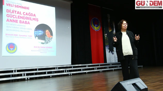 Prof. Dr. Ferhan Odabaşı, TED Edirne Koleji'nin konuğu oldu