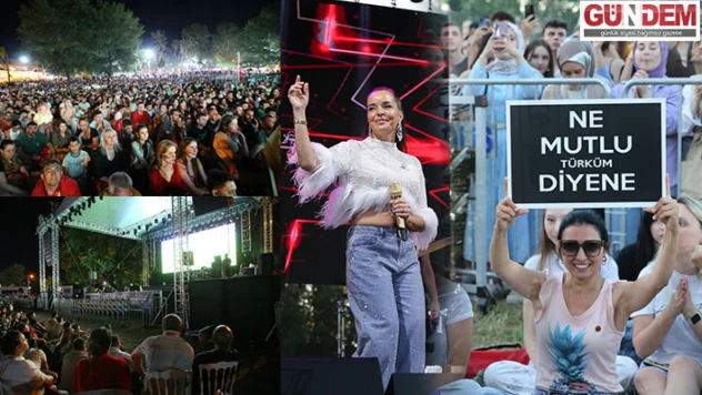 Şarkıcı Bengü, Kırkpınar konserleri kapsamında Edirne'de sahne aldı