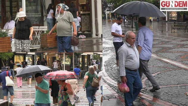Şiddetli yağış Edirne'yi etkisi altına aldı