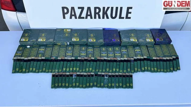 Sigaralara gizlenmiş likit esrar ele geçirildi